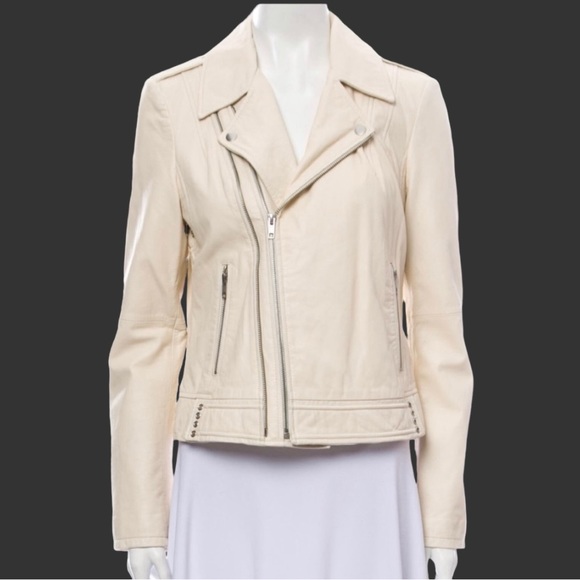 Joie Jacket, Leather, moto - Picture 1 of 8